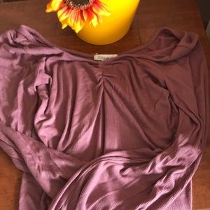 Mauve Billabong Soft long sleeve tee